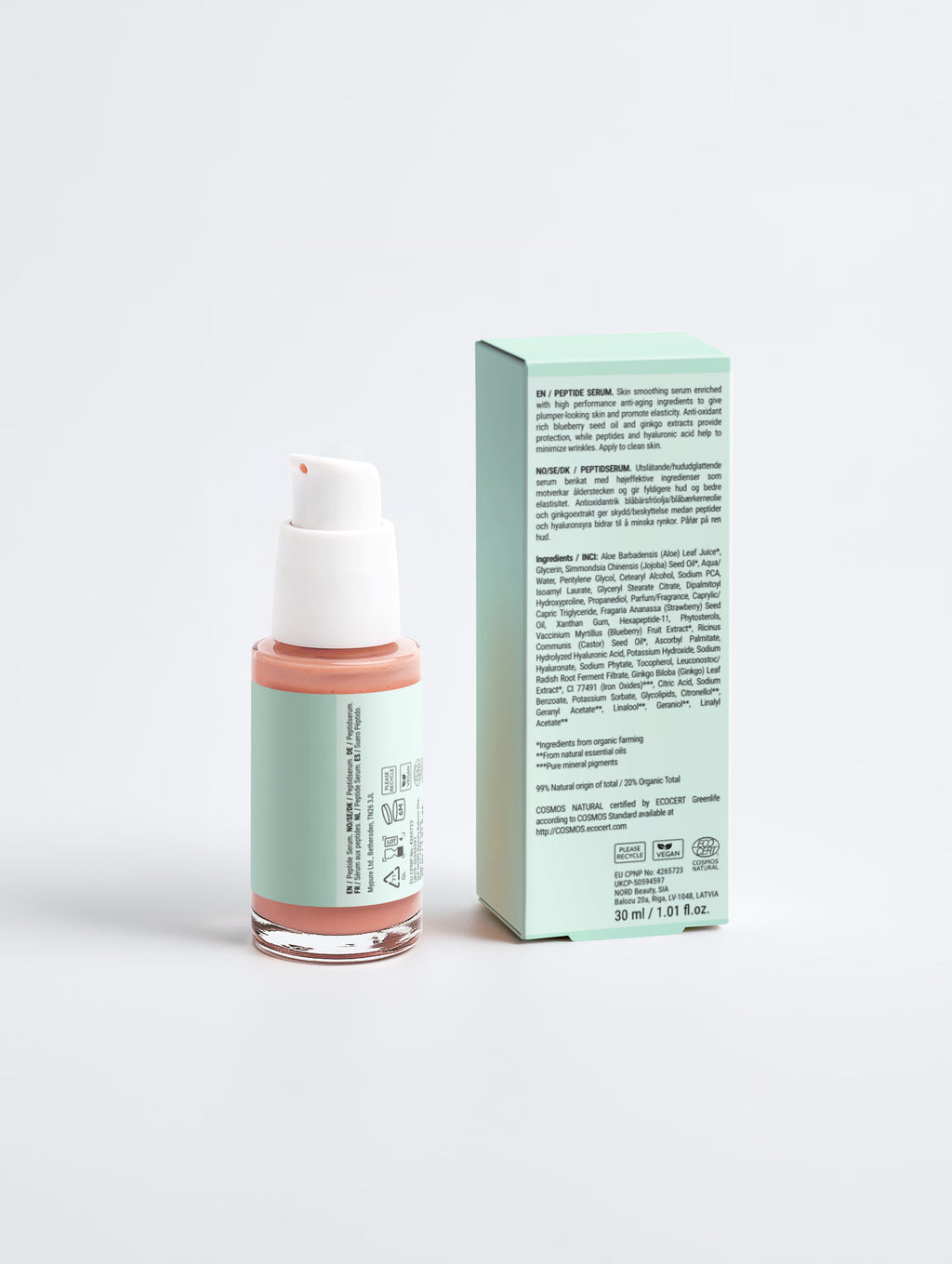 MIRDZA Peptide Anti-Age Serum – achterkant
