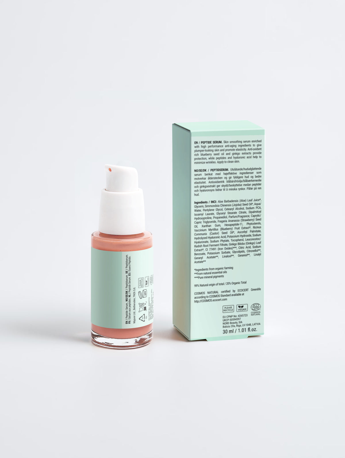 MIRDZA Peptide Anti-Age Serum – achterkant