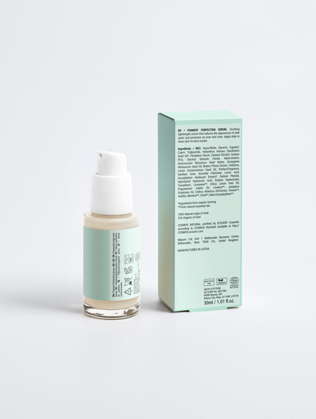 MIRDZA Egaliserend Serum – achterkant